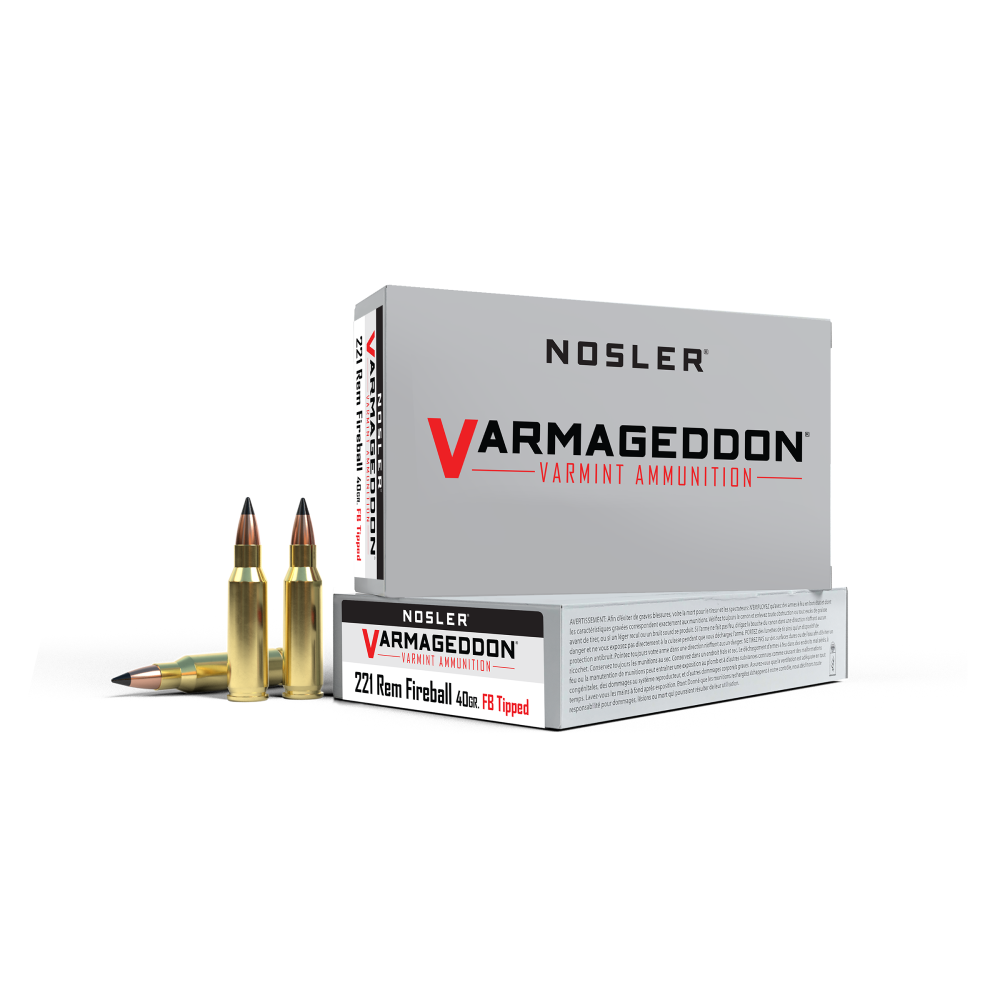 Nosler Varmageddon 221 Rem Fireball 40 Gr 20 Round Box