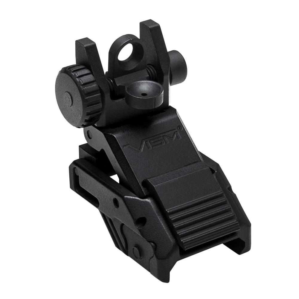 Ncstar Vism Pro Series AR15 Flip-up Rear Sight - Black