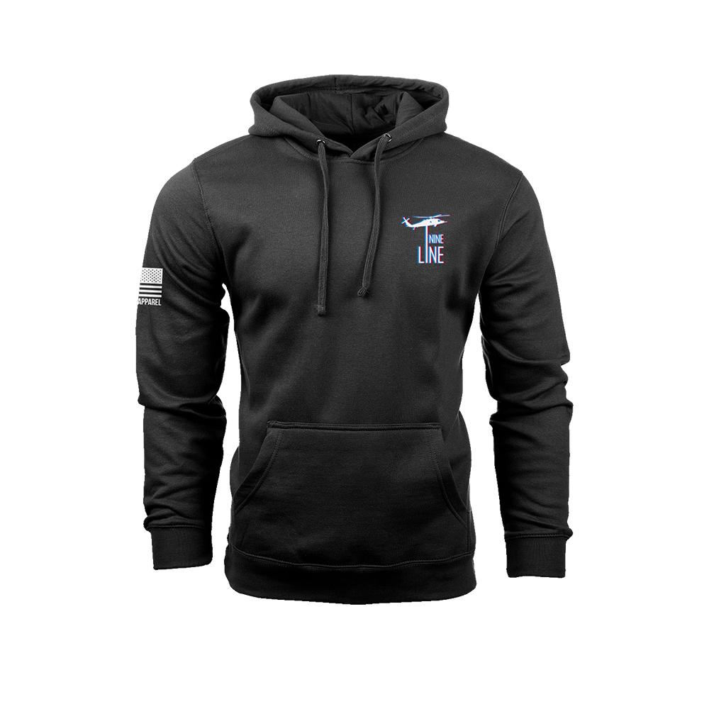 Nine Line Belt Fed Black Hoodie - Large