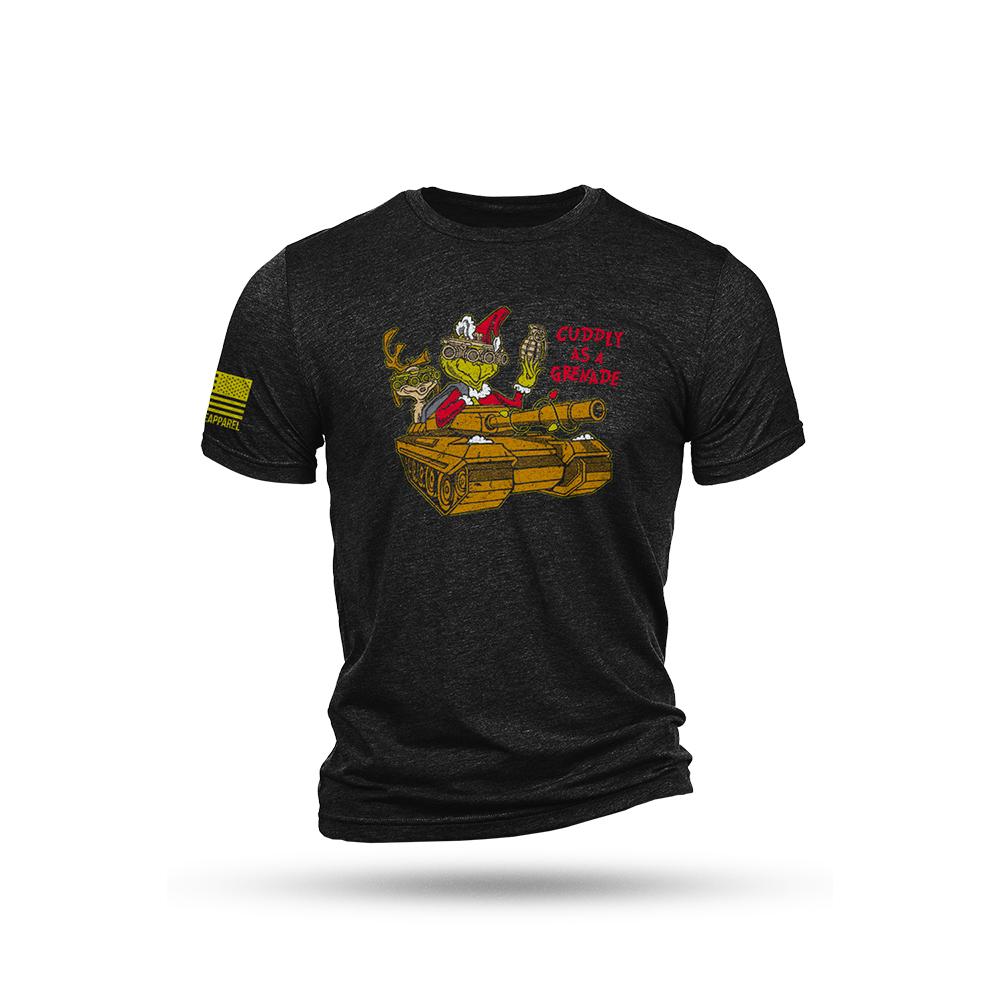 Nine Line Grinch Black Triblend T-shirt Xl