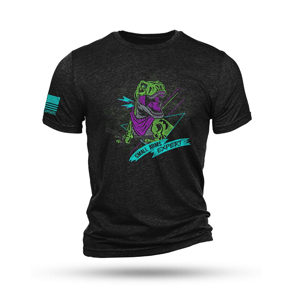 Nine Line T-rex Black Triblend T-shirt 3XL