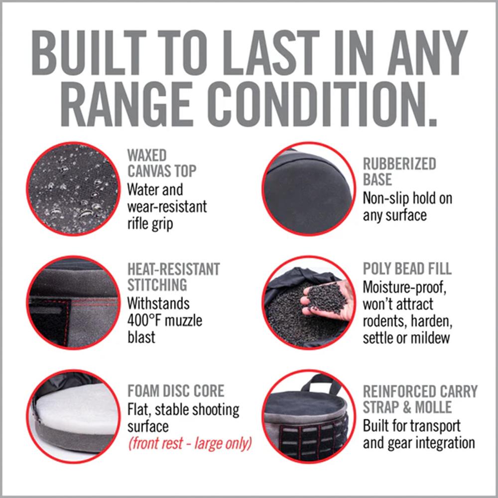 Real Avid Ratchet Rest Adjustable Height Shooting Bag Medium - Image 5