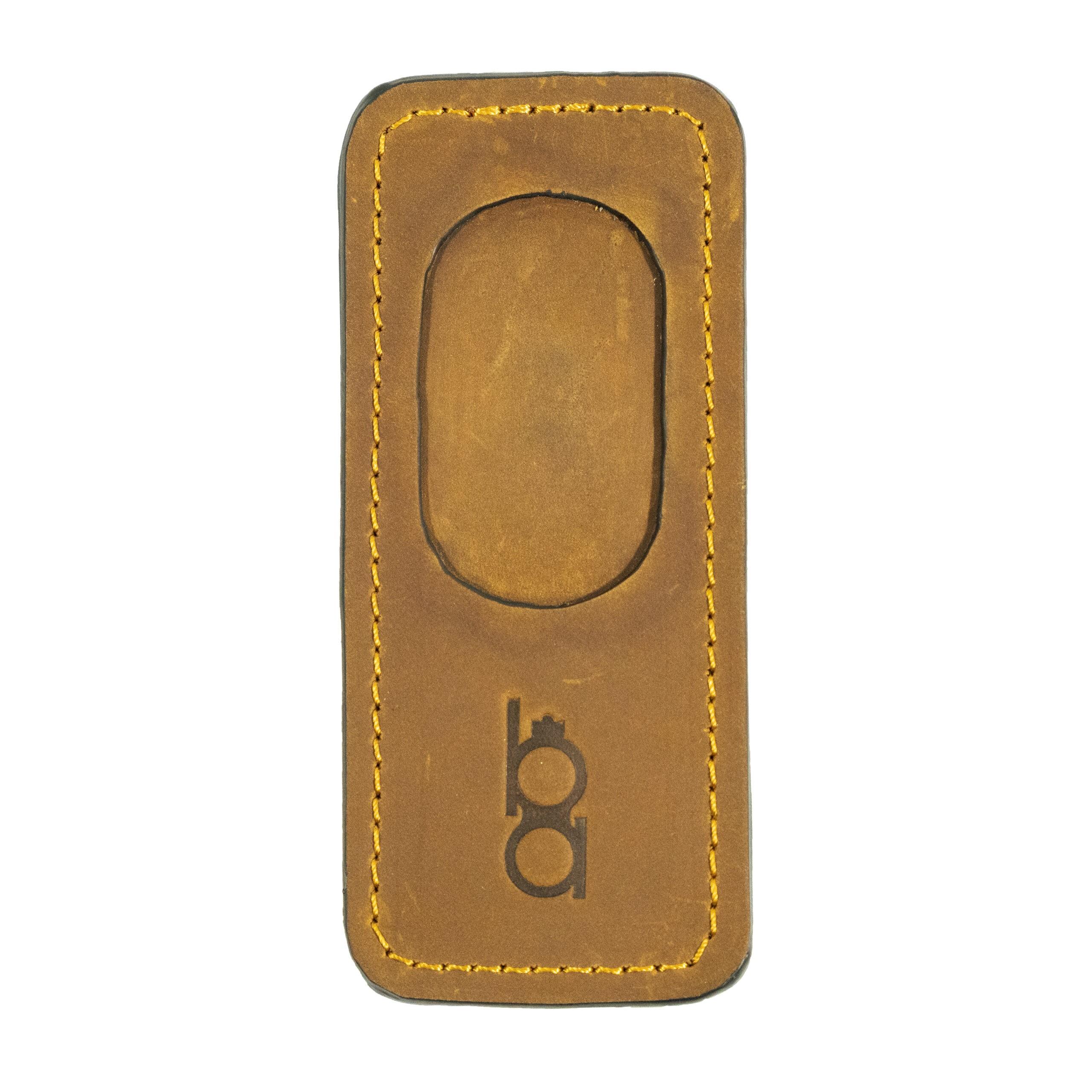 Magnetic Barrel Protector - Tan Leather
