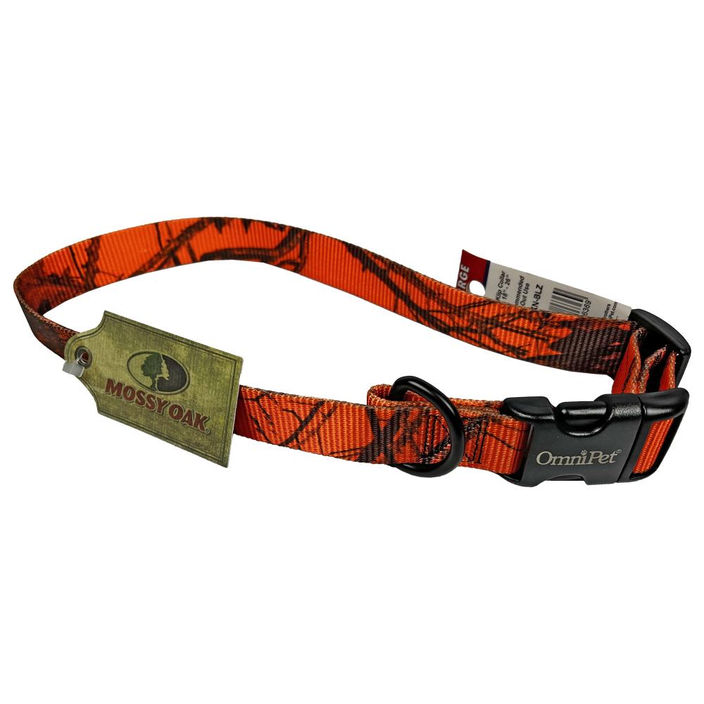 1IN Kwik Klip Adjustable Dog Collar 18-26IN Blue