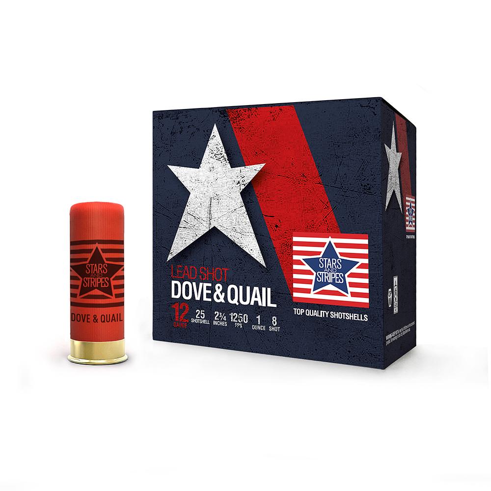 Dove & Quail 12GA 2 3/4 1 Oz. 8 Shot 1250FPS 25RD