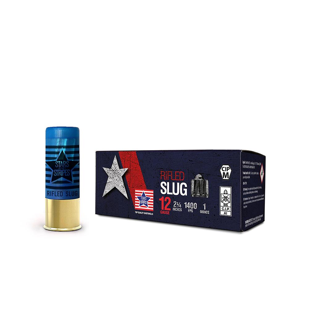 12GA 2 3/4 1OZ. Slug 10 Rd