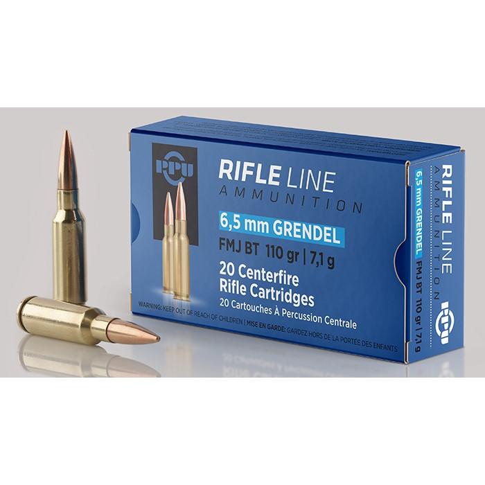 Ppu 6.5 Grendel 110GR Fmjbt 20 Rds