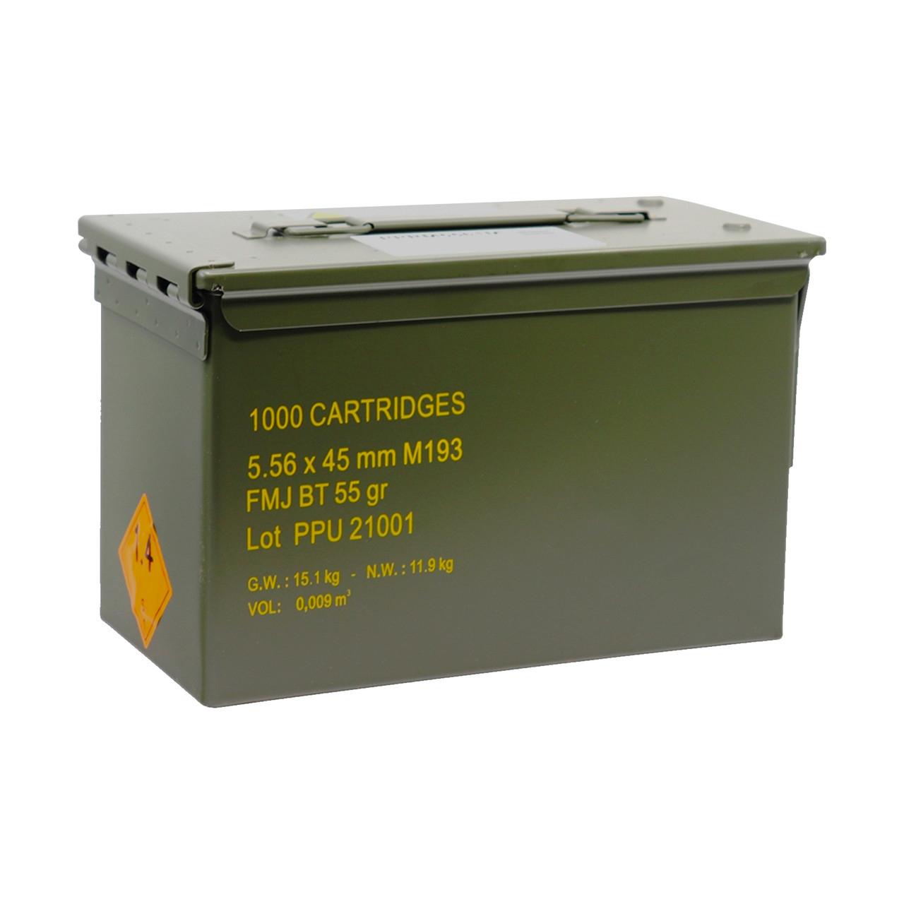 Ppu Rangemaster 5.56 Nato 55GR Fmjbt 1000 Rounds