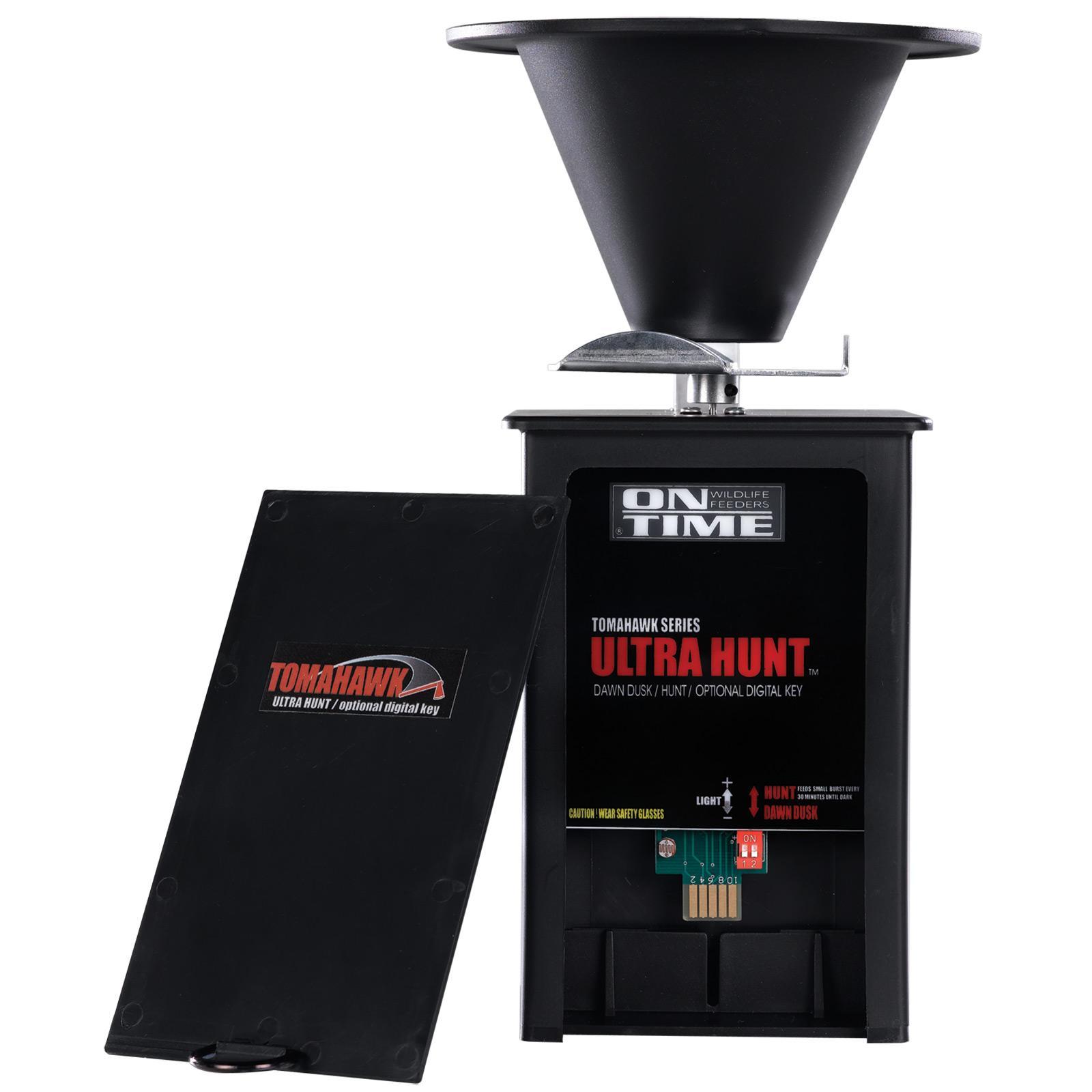 On Time Tomahawk Ultra Hunt Feeder - Black, Universal Mount