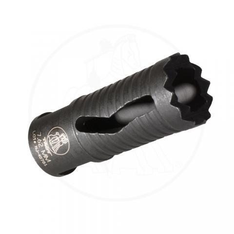 Troy Industries Medieval Flash Suppressor 6.8/7.62MMN 5/8 INCH-24 - Black