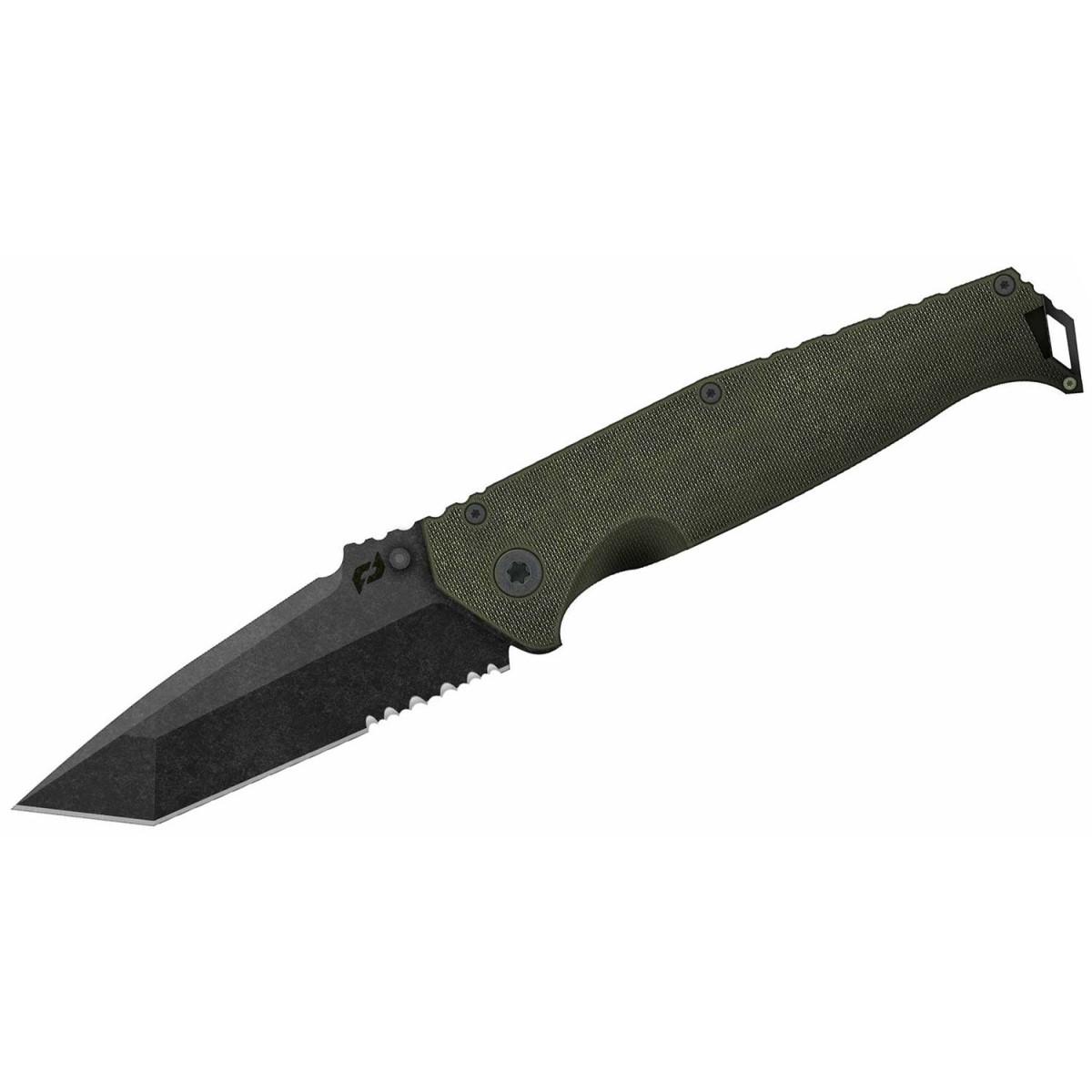 Schrade Melee Assisted Opening Folder 3.50 Tanto Od Green