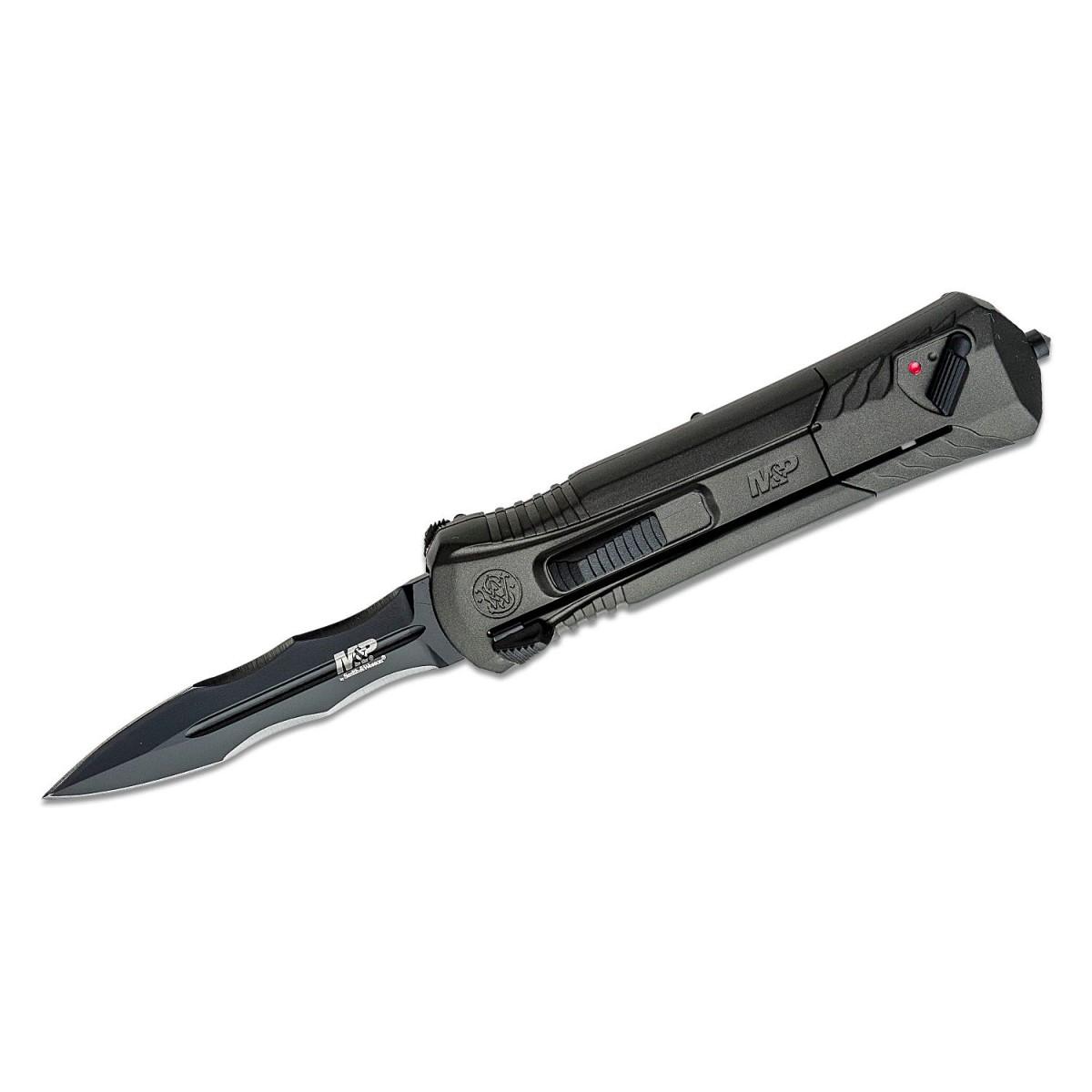 S&w MPOTF10 Gray/black Serrated Automatic Knife