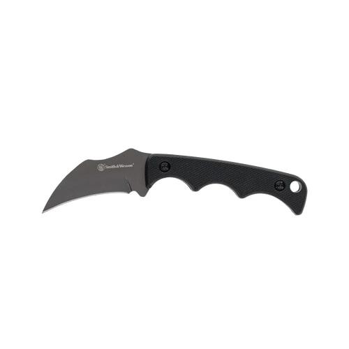 S&w Kt Hrt Karambit Neck Knife - Black G10 Handle