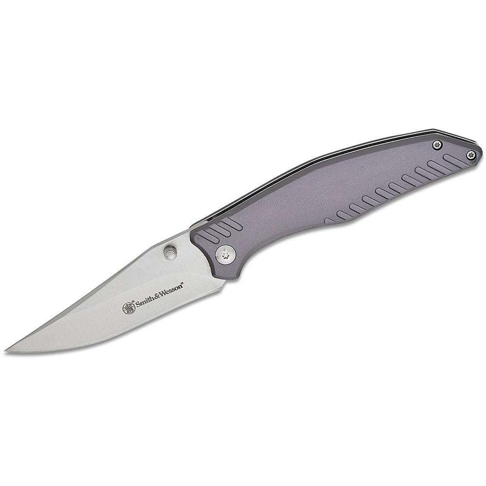 S&w Kt Black Ops Gray Folding Knife - 3.5 Blade