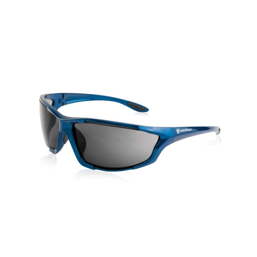 Major Full Frame Shooting Glasses Blue/smoke Lens