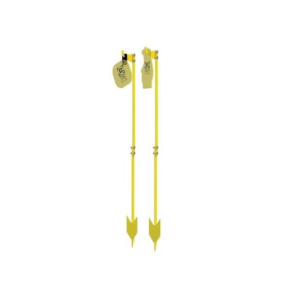 Caldwell AR500 Target Post 70 Black and Yellow