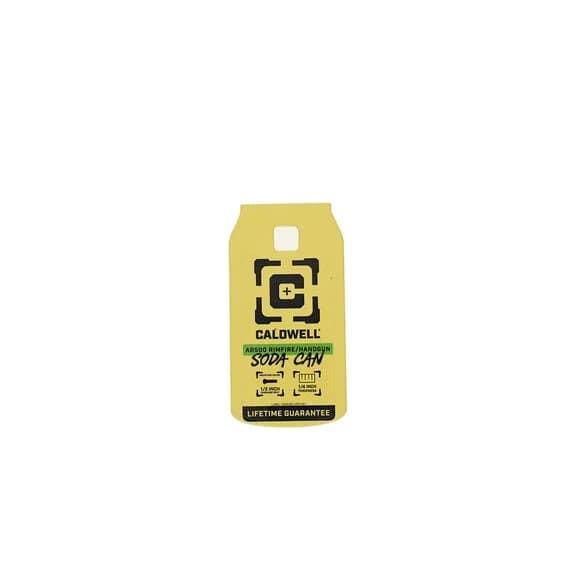 Caldwell AR500 Rimfire Soda Can Target 1/4 Yellow