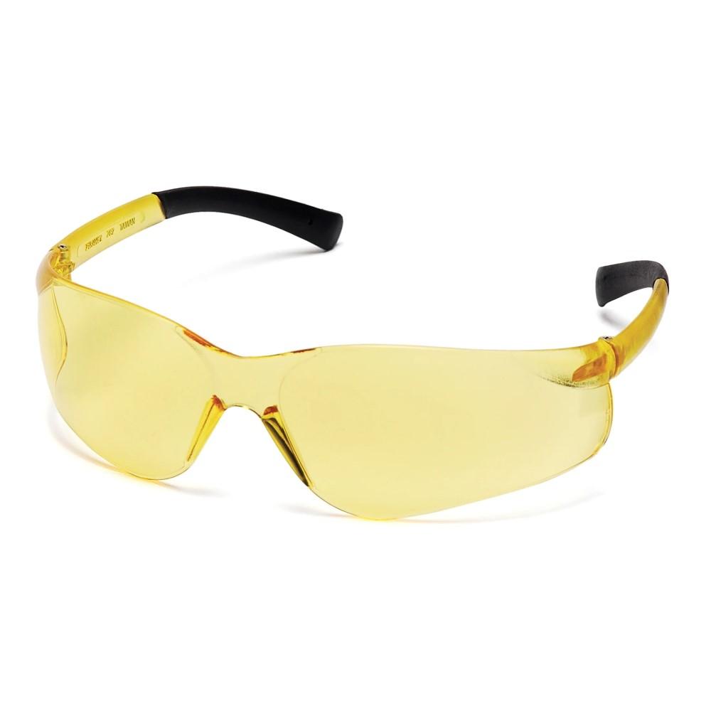Pyramex Amber Ztek Shooting Glasses With DP1000 Earplugs