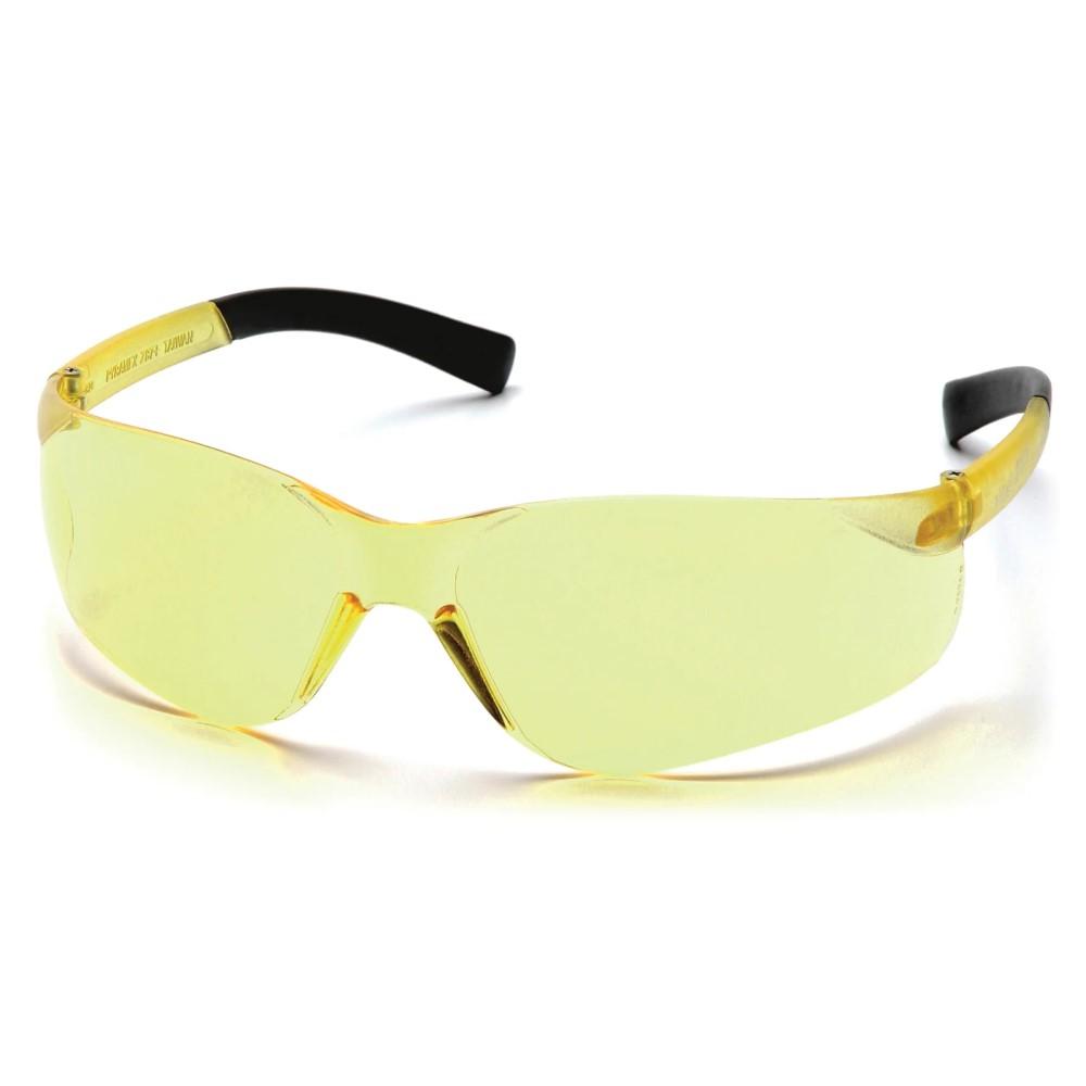 Pyramex Amber Mini Ztek Safety Glasses With Earplugs