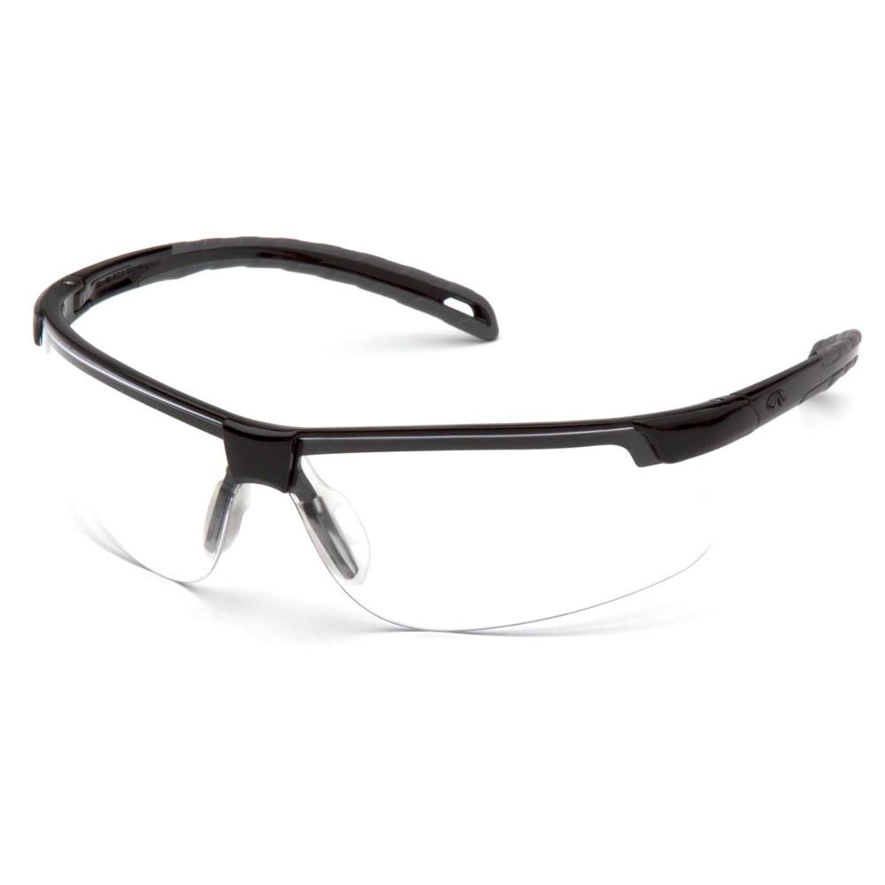 Pyramex Everlite Black Frame Clear H2X Anti-fog Lens