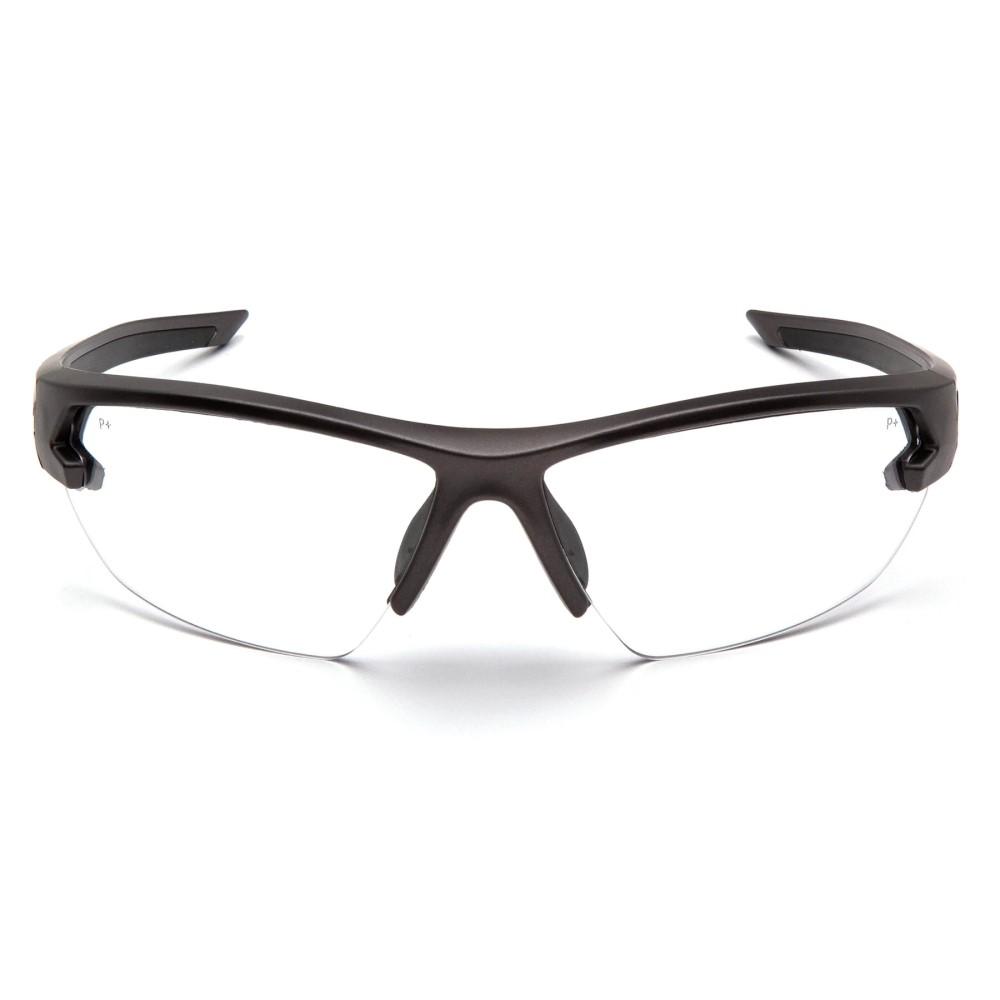 Pyramex Vg Semtex 2.0 Gun Metal Frame Clear Anti-fog Safety Glasses