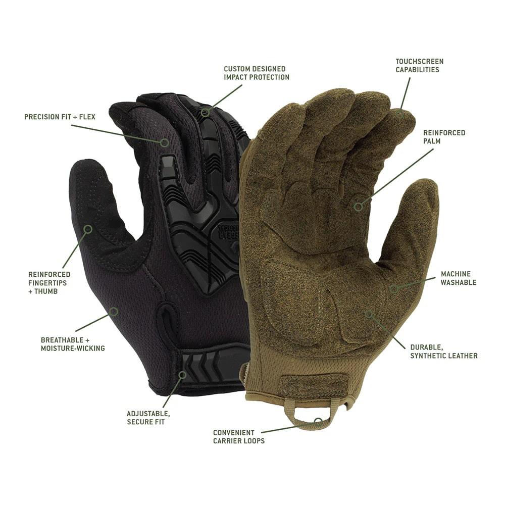 Venture Gear Tactical Gloves Heavy Duty Impact Operator Black Xl - Image 2
