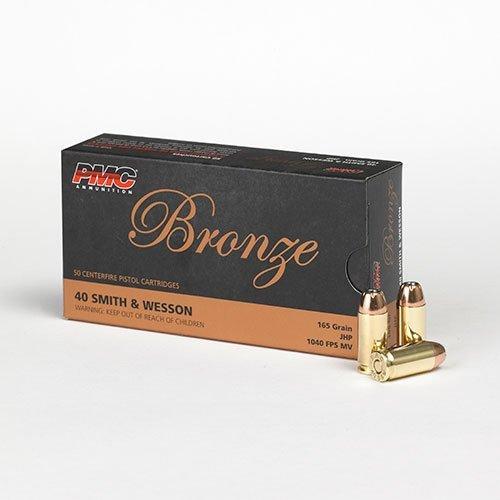 Pmc Bronze 40 S&w 165 Gr Jhp 50 Rds