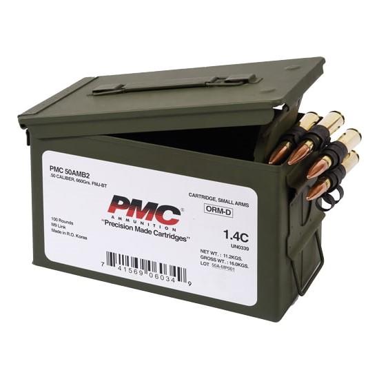 Pmc 50 Bmg 660GR Linked in M2A1 Metal Box 100 Rd