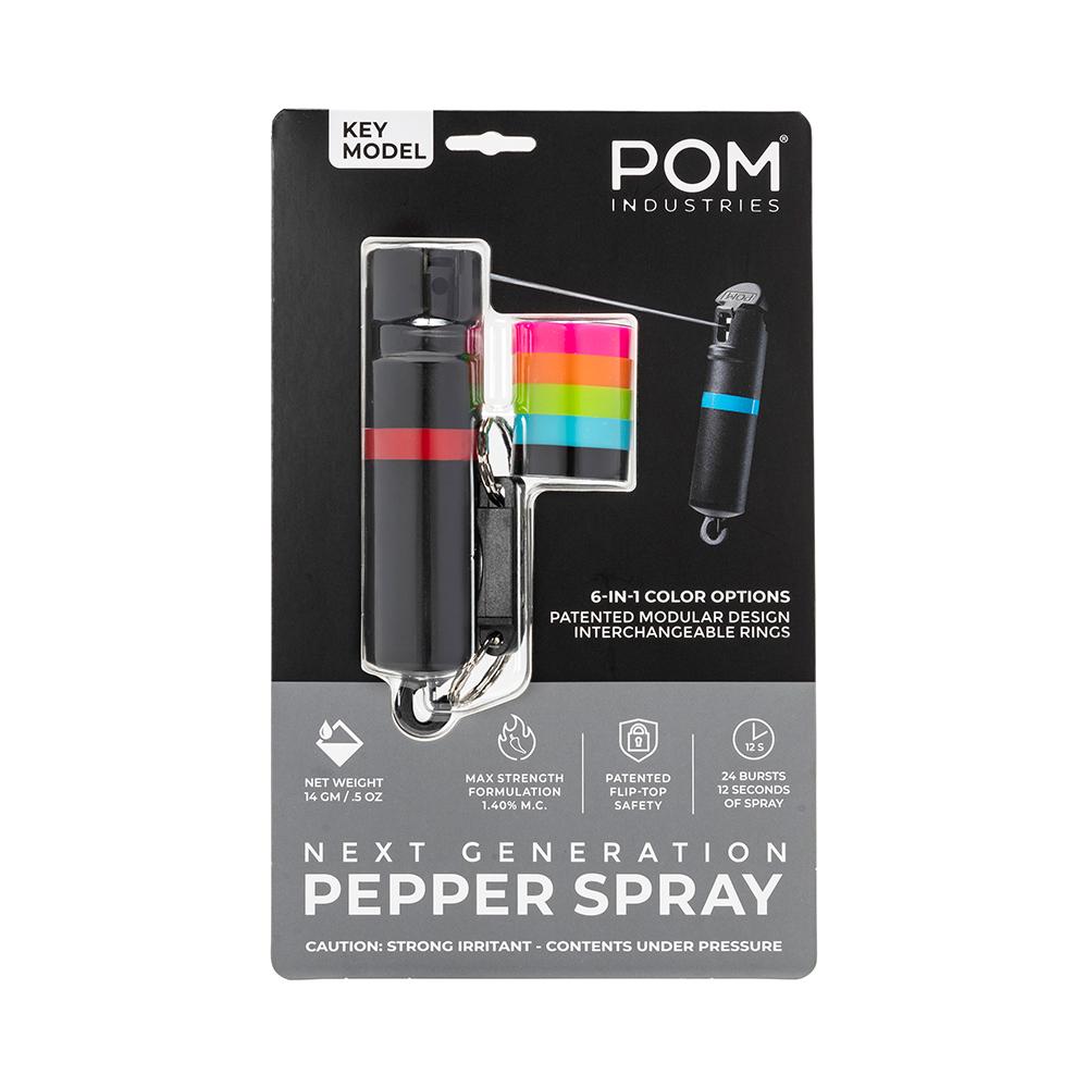 Pom Pepper Spray Black Key 6 in 1 - 0.5 Oz