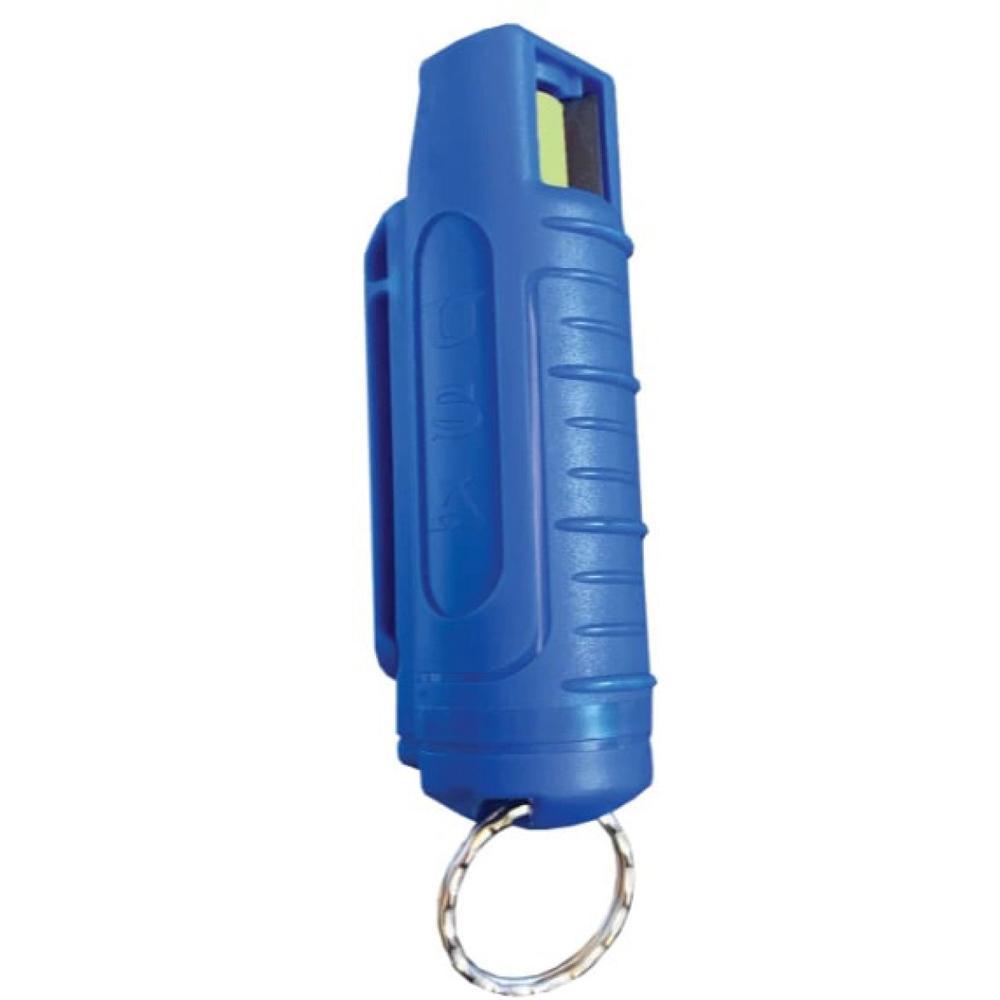 Psp 1/2 Oz Blue Heat Pepper Spray With Hard Case & Key Ring