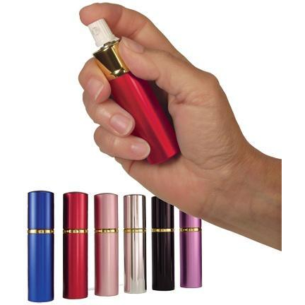 3/4 Oz. Lipstick Pepper Spray - Red