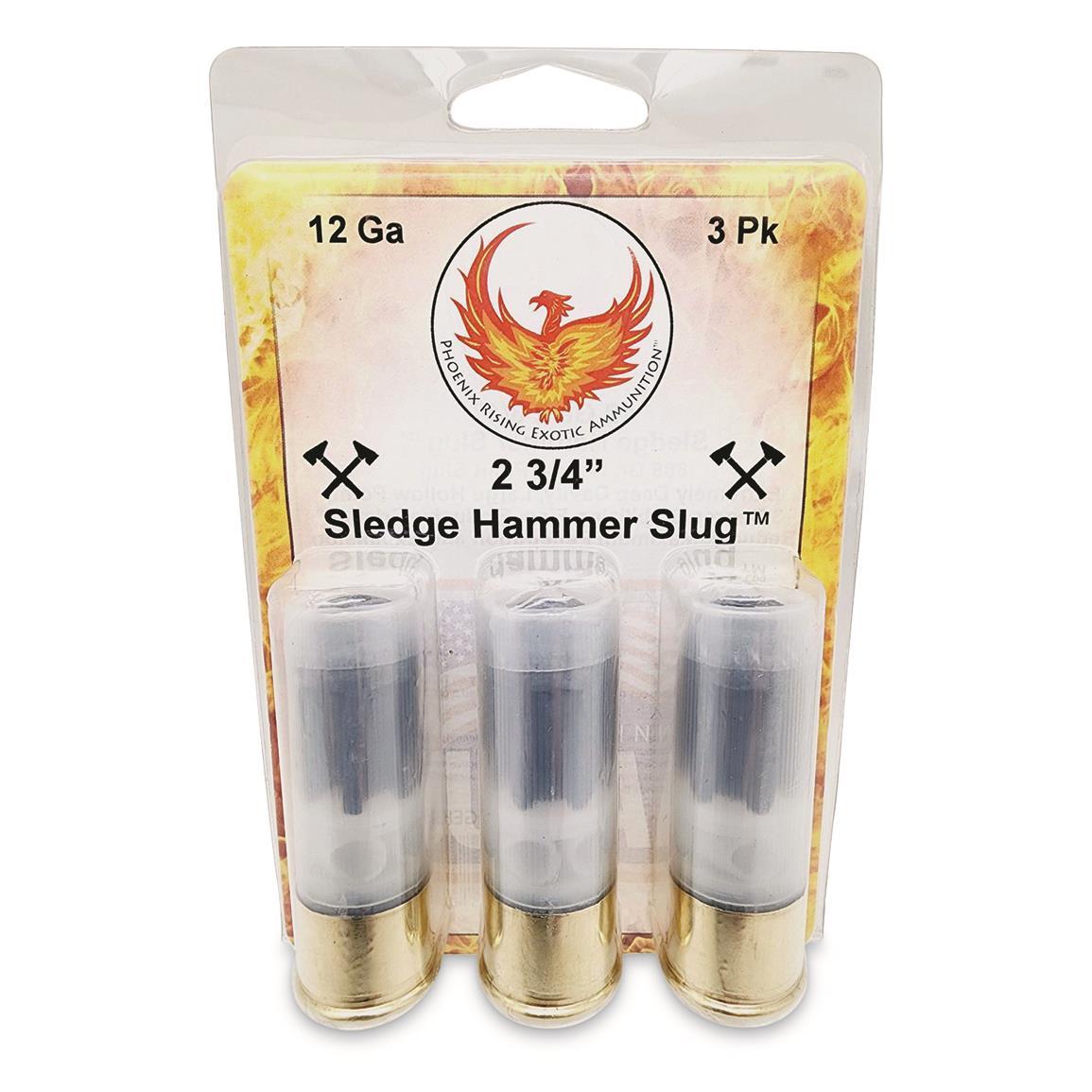 12 Ga Phoenix Rising Sledge Hammer Hollow Point Slug
