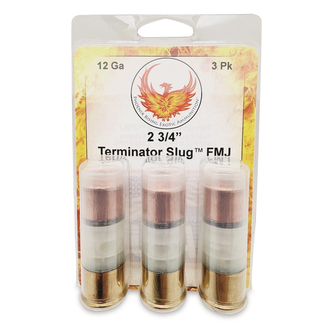 12 Ga Phoenix Rising Terminator Fmj Deep Penetration Slug