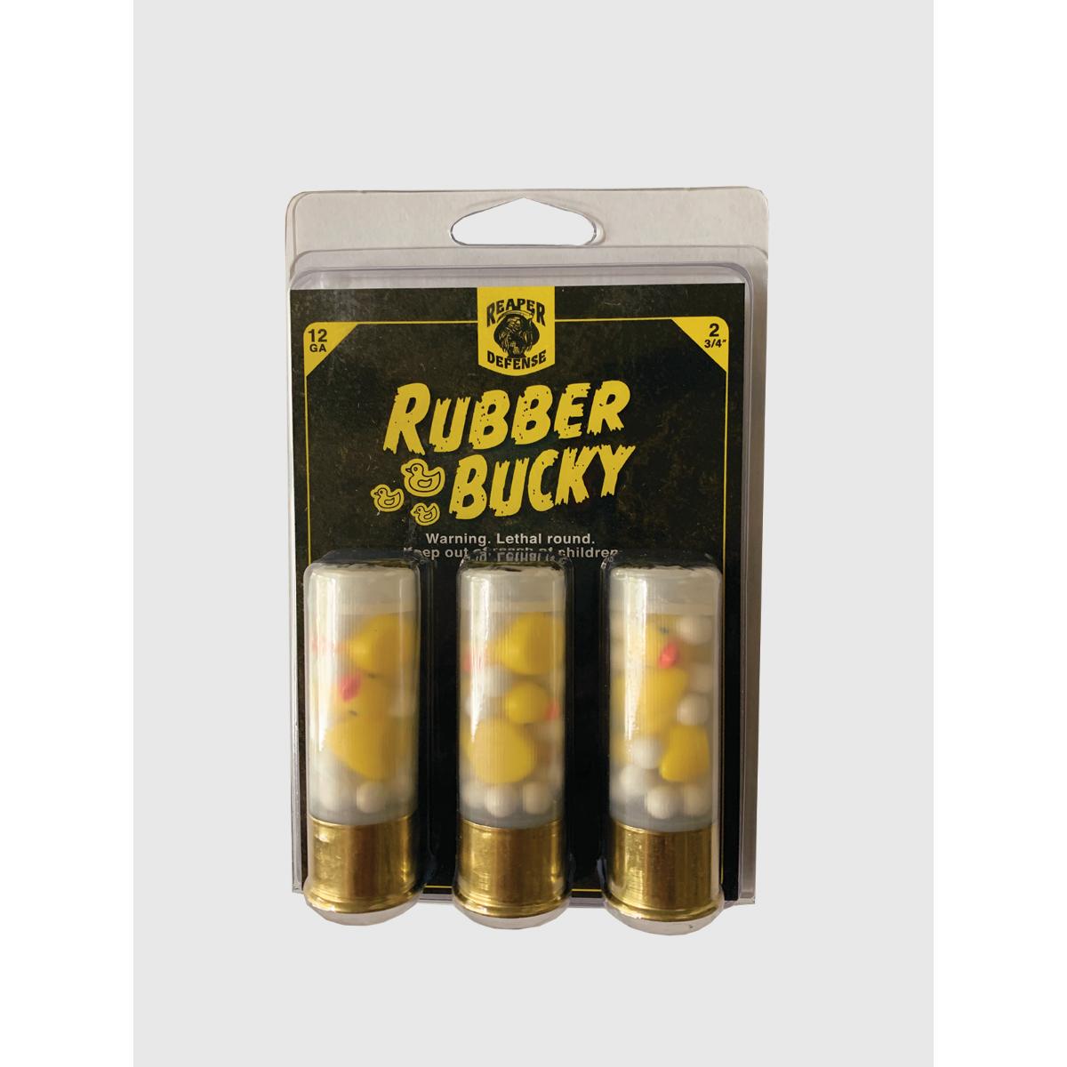 Reaper Defense Rubber Bucky 12GA 3 Rounds