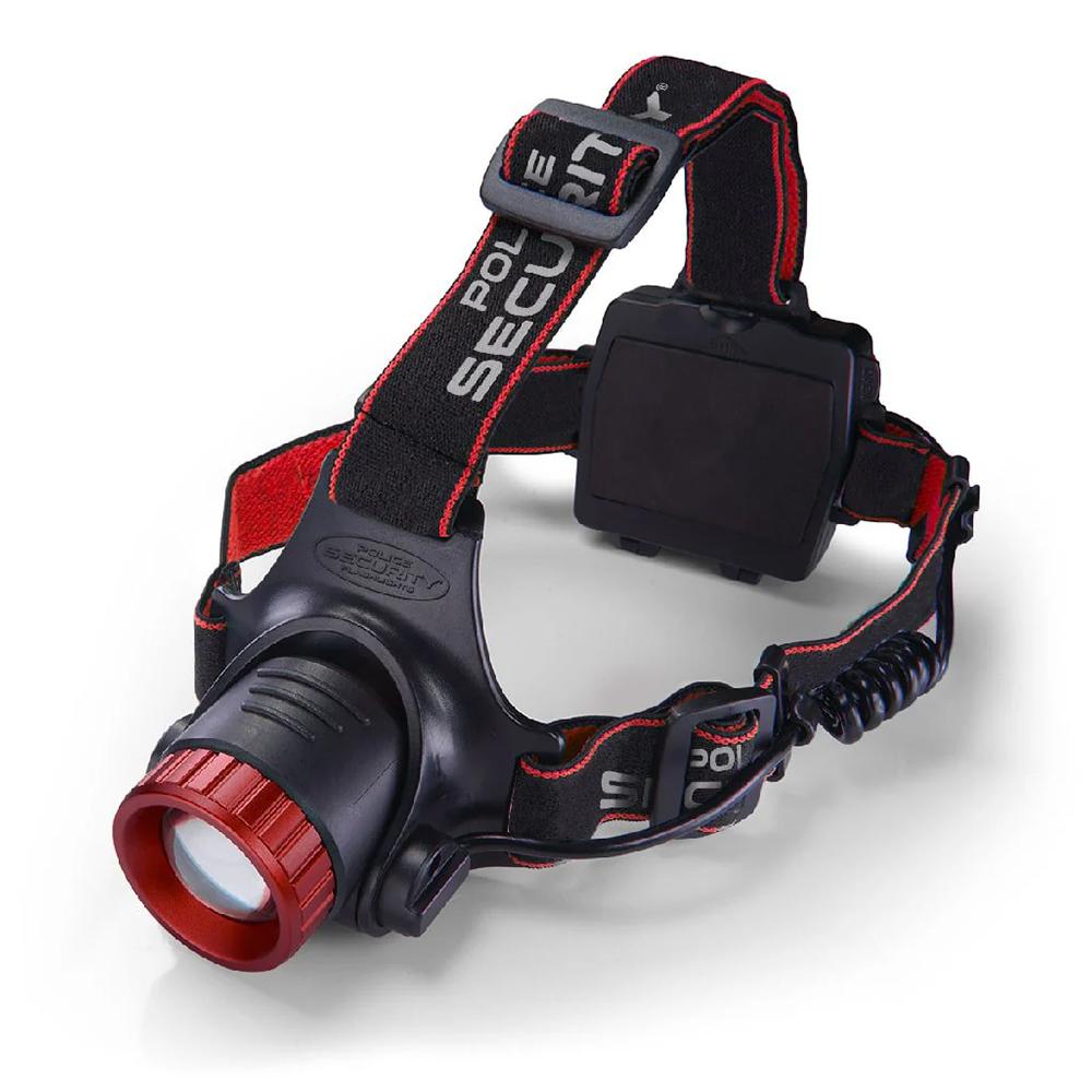 Police Security Lookout Headlamp 1000LM Black