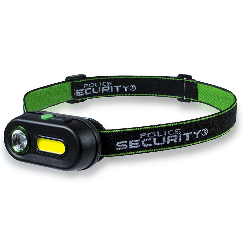 Police Security Colt-r Headlamp 400 Lumen Black