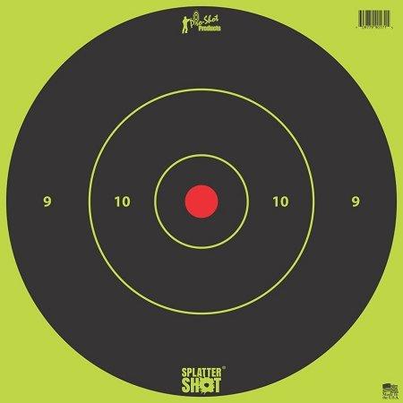 Pro-shot Splatter Shot 12 Green Bulls-eye Target - 5 Pack