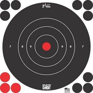 Pro-shot Splatter Shot 12 White Bullseye Target - 5 Pack