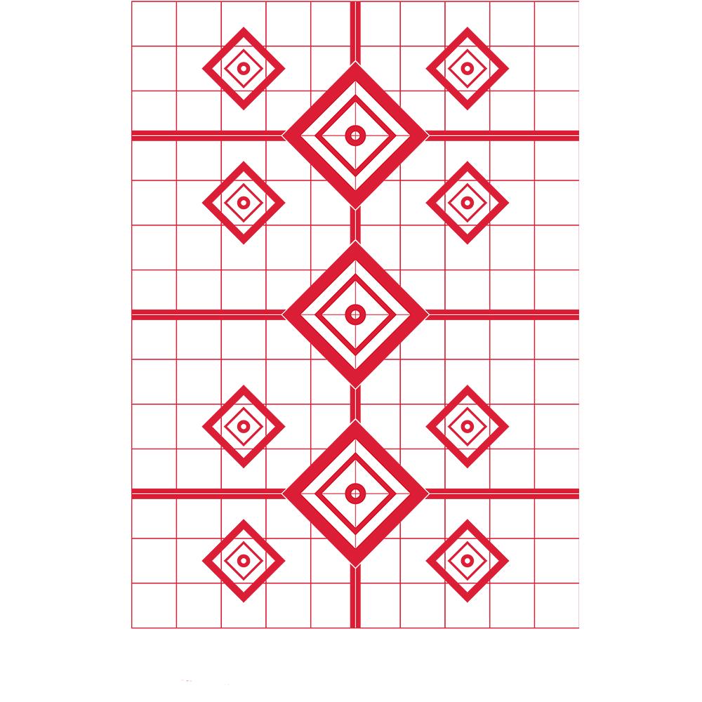 Pro-shot 200 Yard Rifle Sight in Target 23 X 35 5 Pack Red