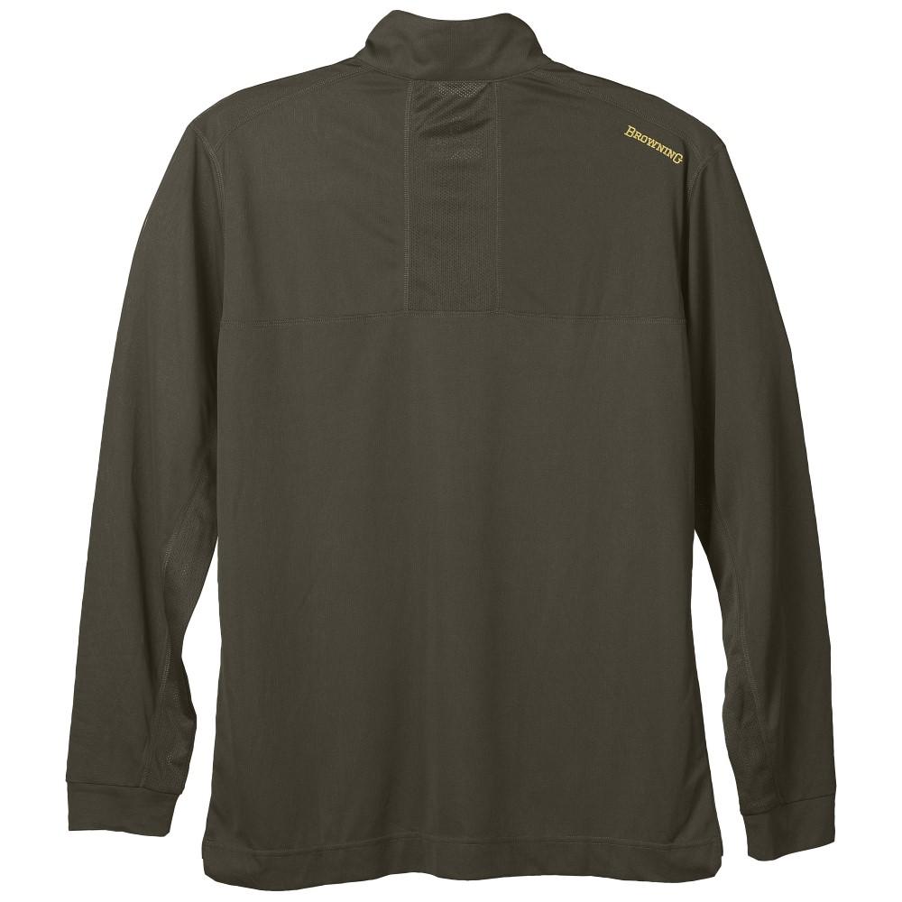Browning Early Season 3/4 Zip Shirt Major Brown S - Image 2