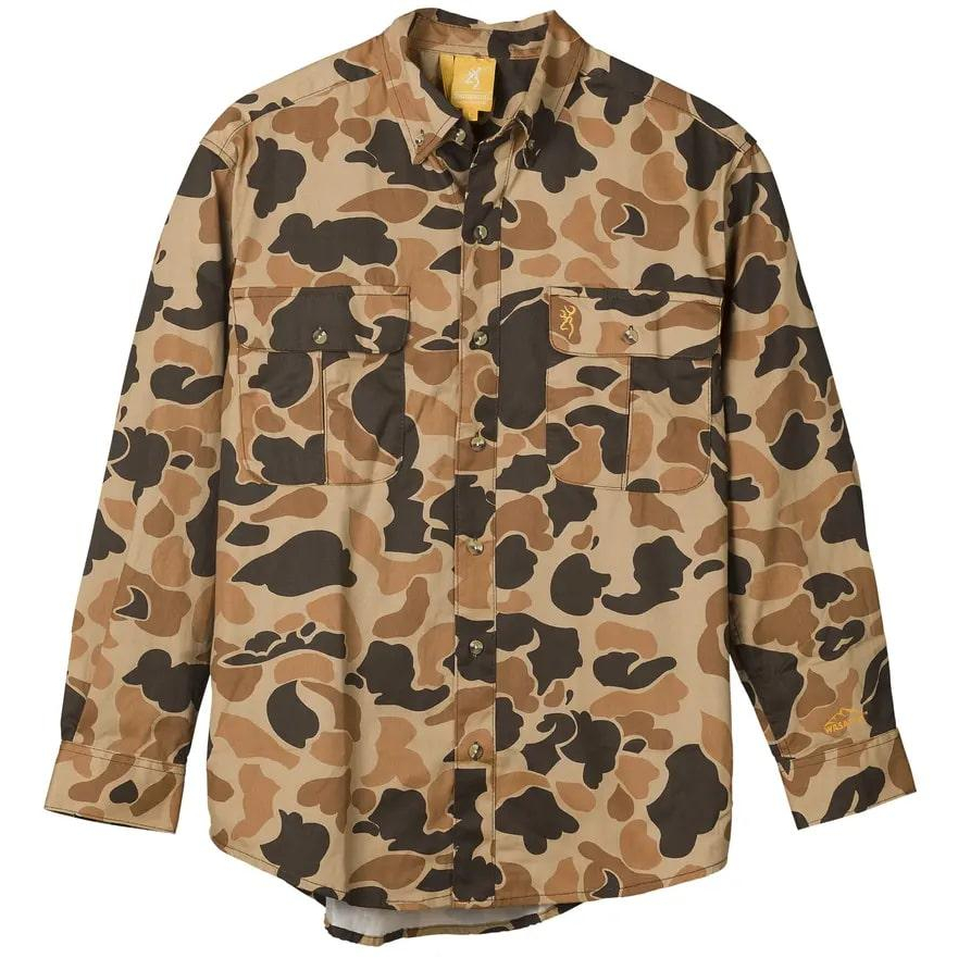 Browning Wasatch-cb Button-front 2 Pocket Shirt Vtan 2XL