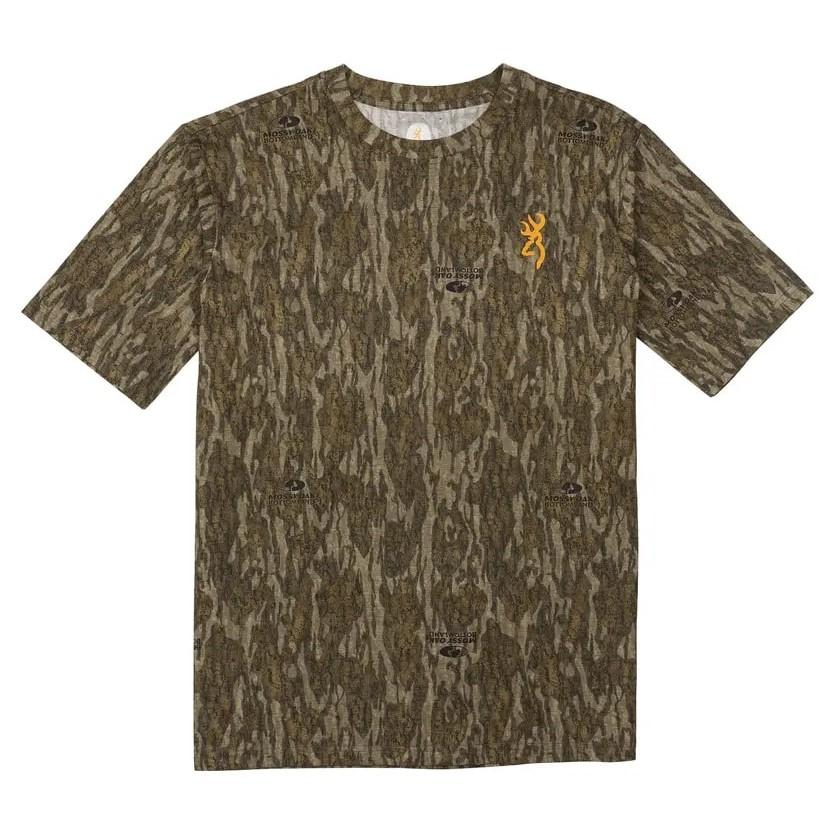 Browning Ss T-shirt Wasatch-cb Bottomland M