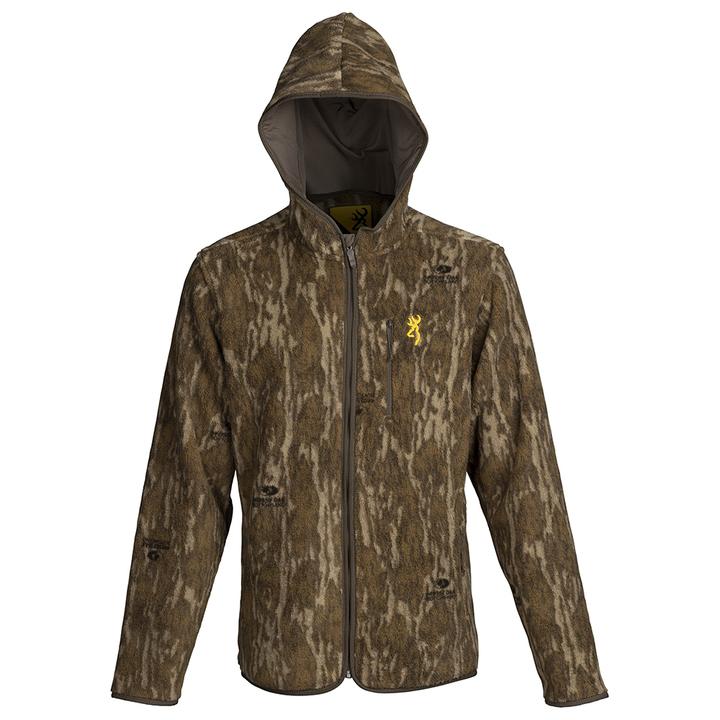 Browning Wasatch Fleece Jacket Size S - Mossy Oak Bottomland