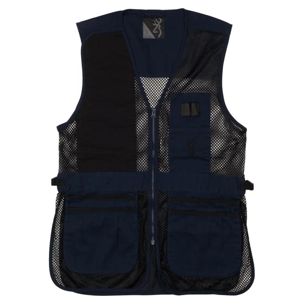Browning Vst Trapper Creek Navy/black M Shooting Vest