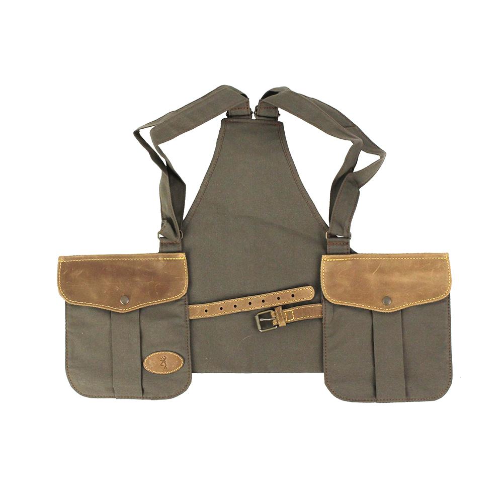 Browning Upland Canvas Vest Olive One Size