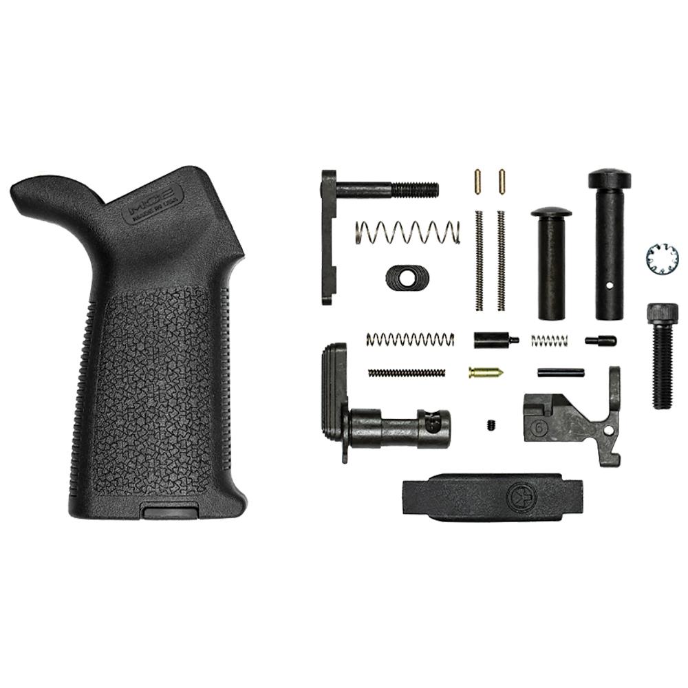 AR15 Moe Lower Parts Kit Minus Fcg - Black