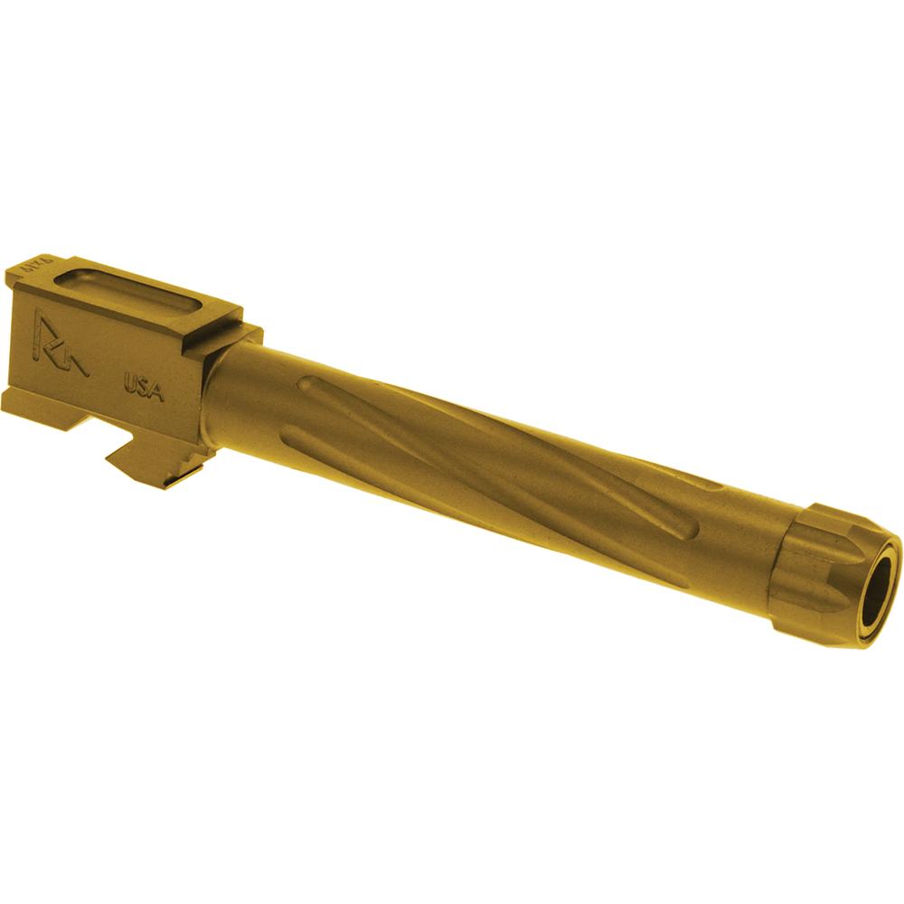 Rival Arms Barrel GLOCK17 GEN3/4 9MM 4.49 Gold Threaded