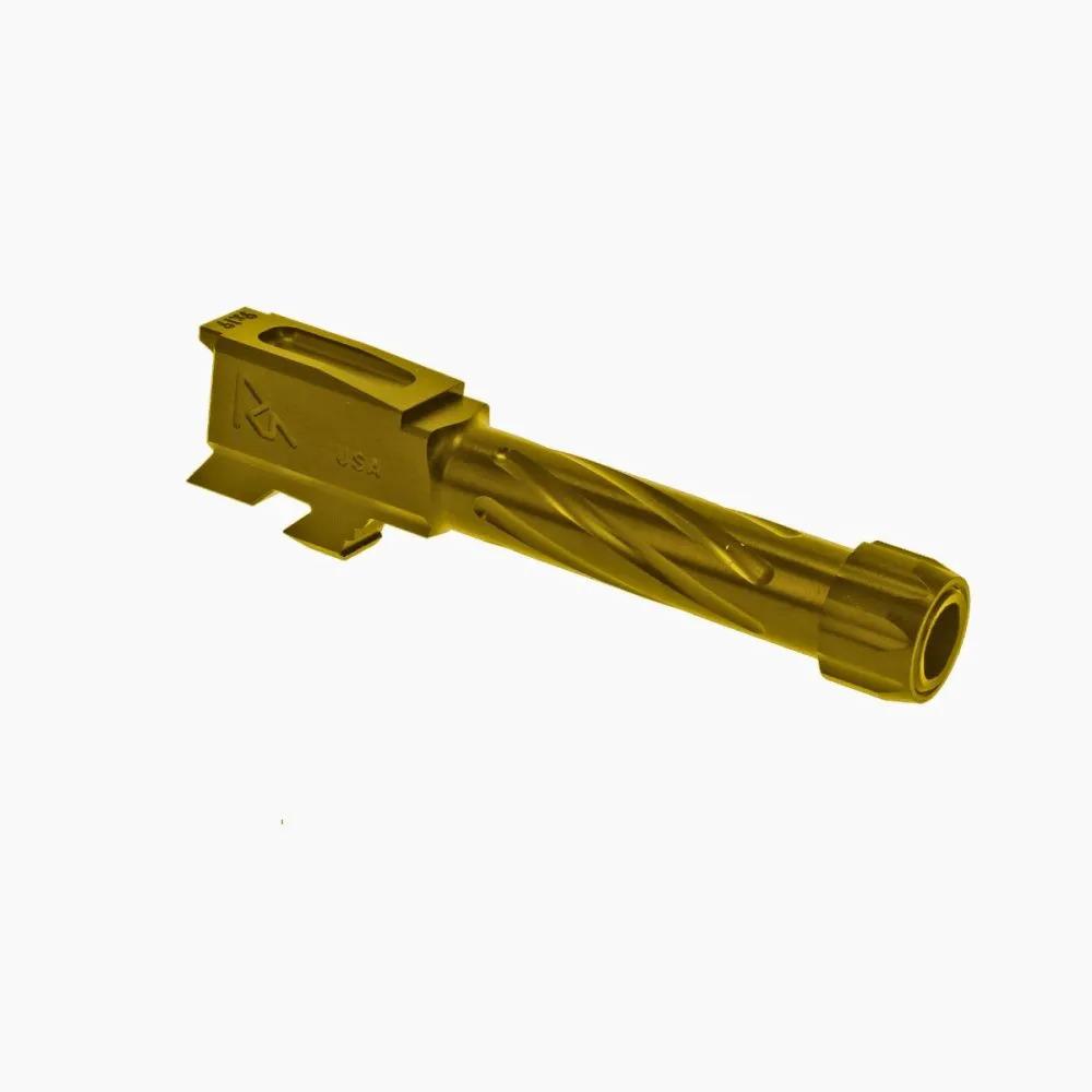 Rival Arms Barrel Glock 43 V1 9MM Threaded Gold