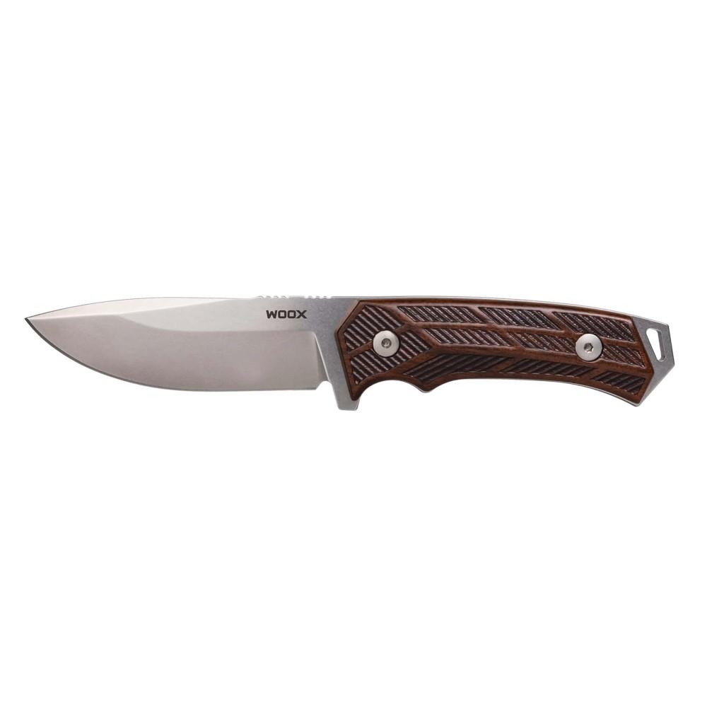 Woox Rock 62 Fixed Blade 4.25 Grey Walnut Handle