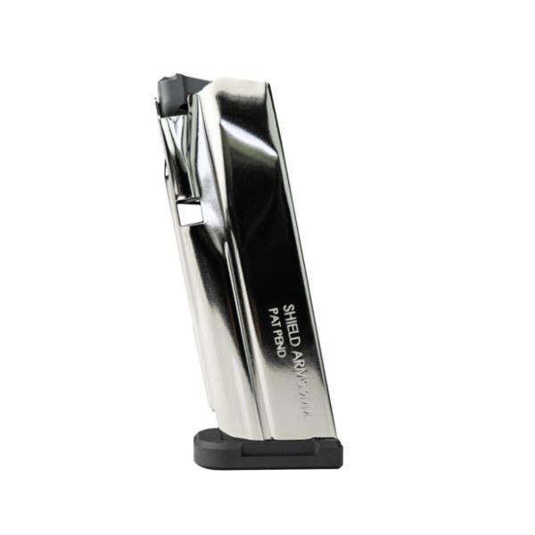 Shield Arms S-15 Magazine 9MM 15RD Electroless Nickel